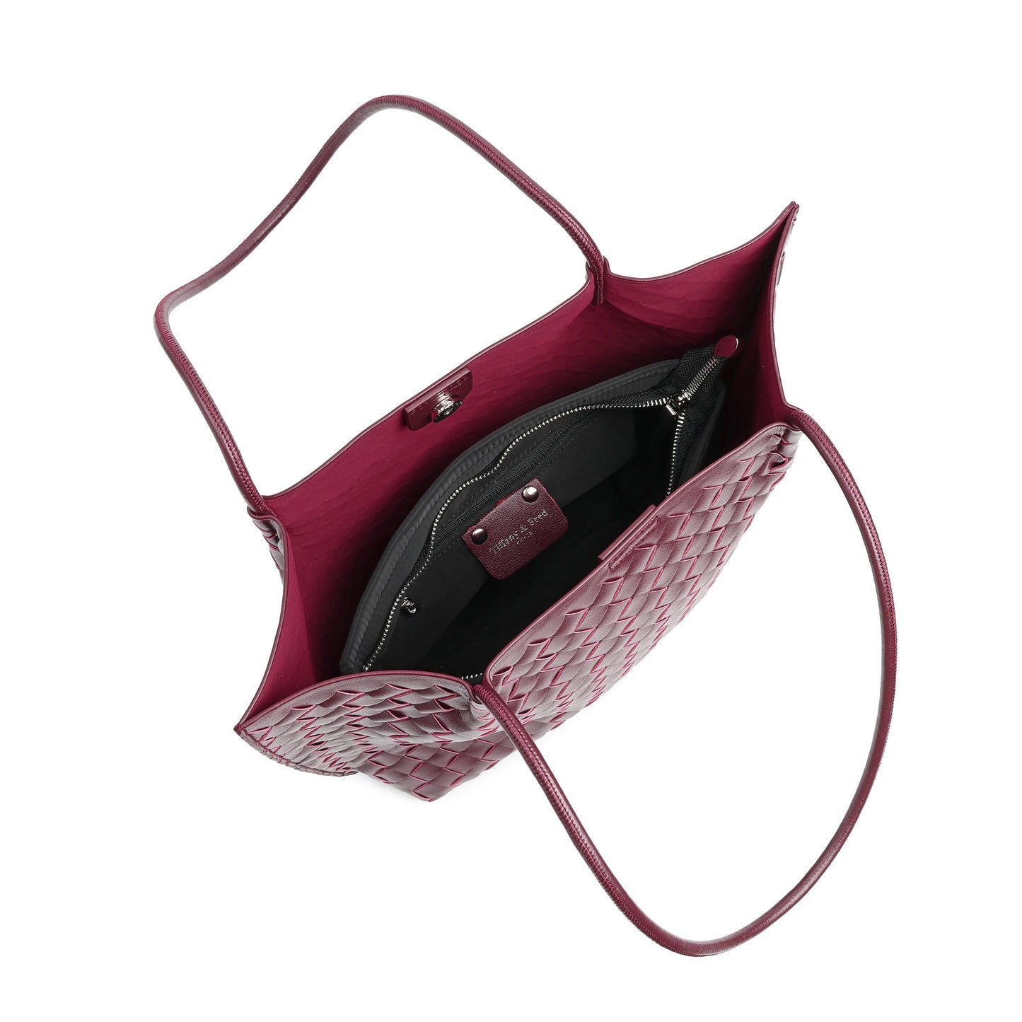 Elegant Woven Leather Tote Bag