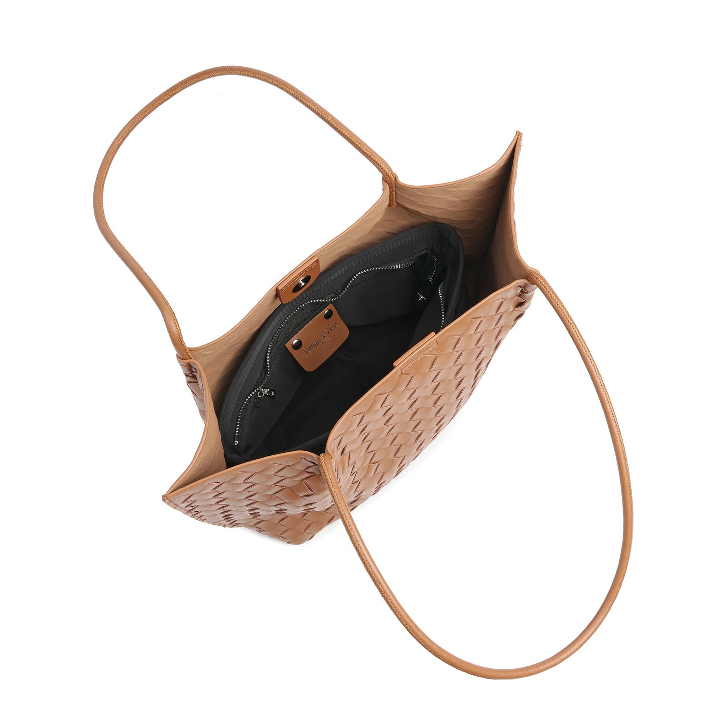 Elegant Woven Leather Tote Bag