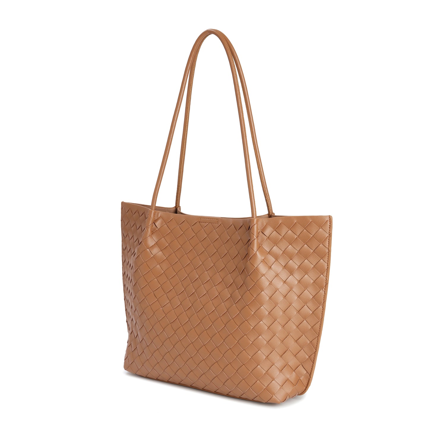 Elegant Woven Leather Tote Bag