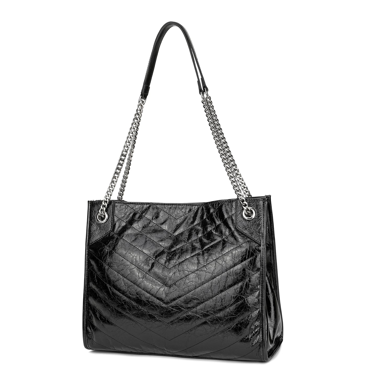 Tiffany & Fred Oil-Waxed Leather Tote Bag