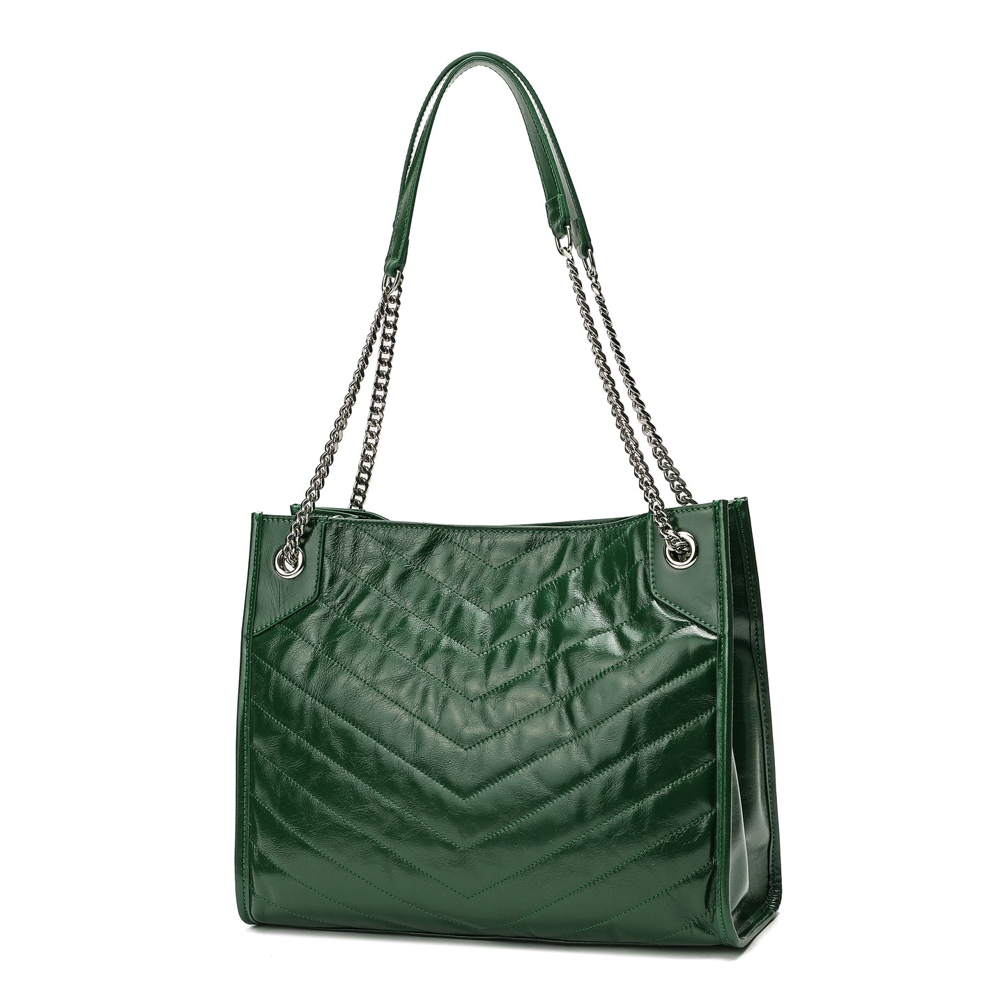 Tiffany & Fred Oil-Waxed Leather Tote Bag