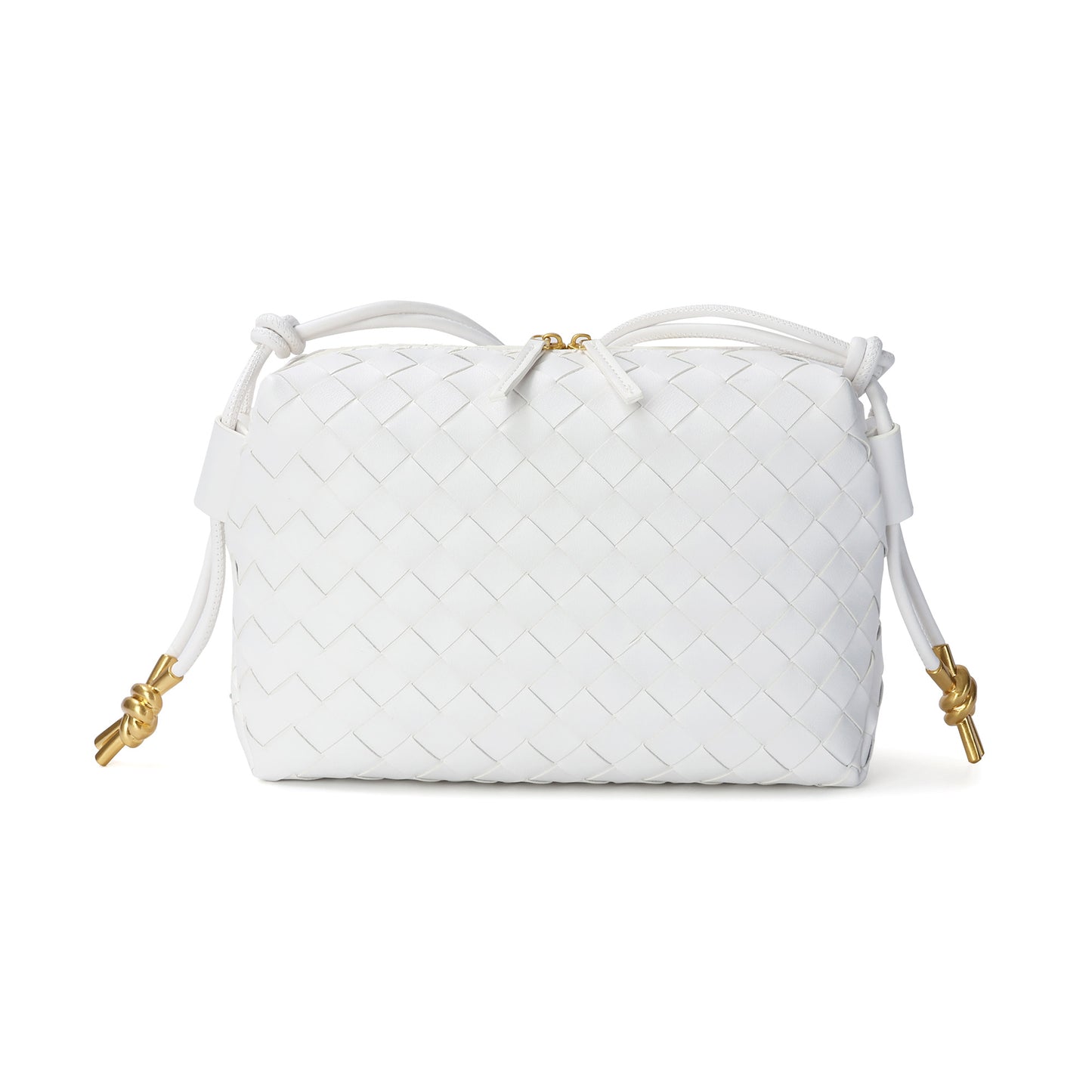 Hand-Woven Leather Crossbody/Shoulder Bag