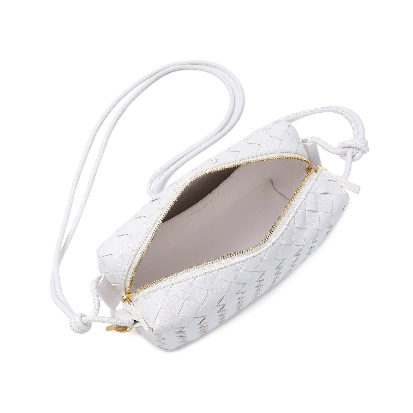 Hand-Woven Leather Crossbody/Shoulder Bag