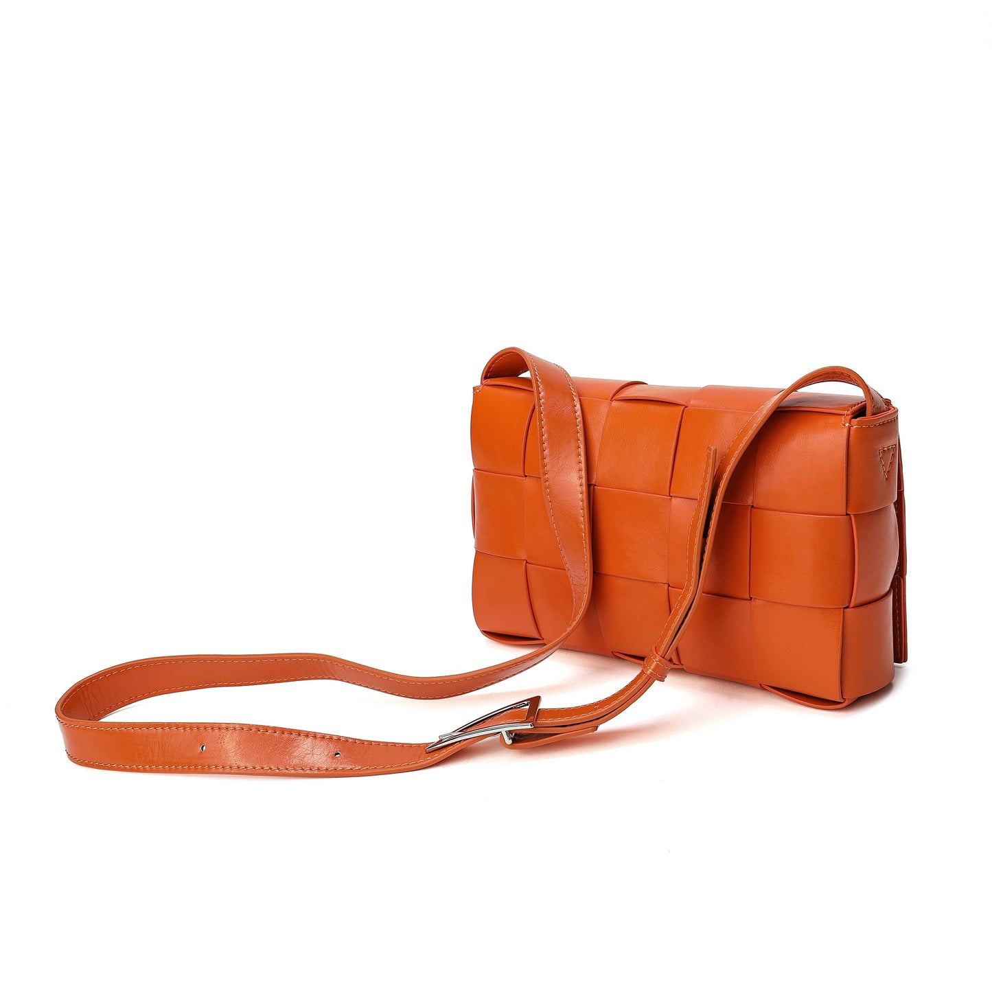 Tiffany & Fred Patent Leather Woven Crossbody