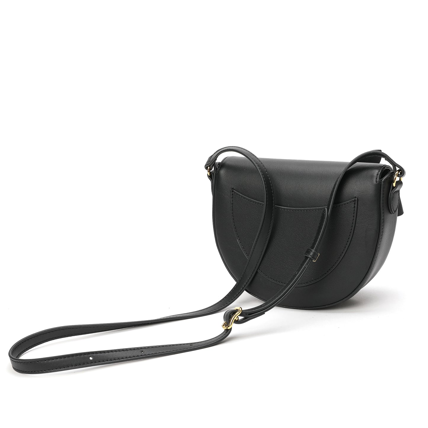 Tiffany & Fred Front Bow Smooth Leather Shoulder Bag