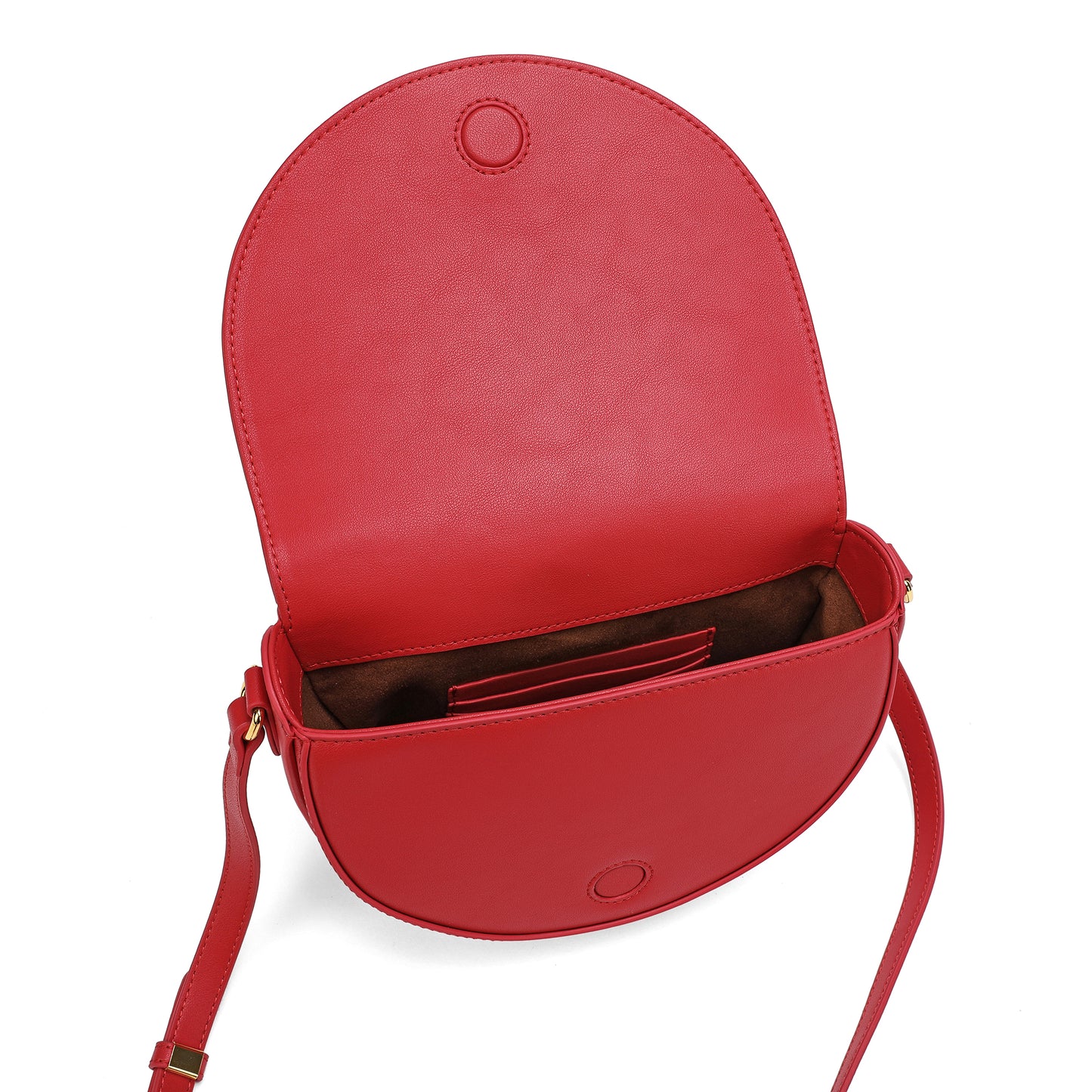 Tiffany & Fred Front Bow Smooth Leather Shoulder Bag