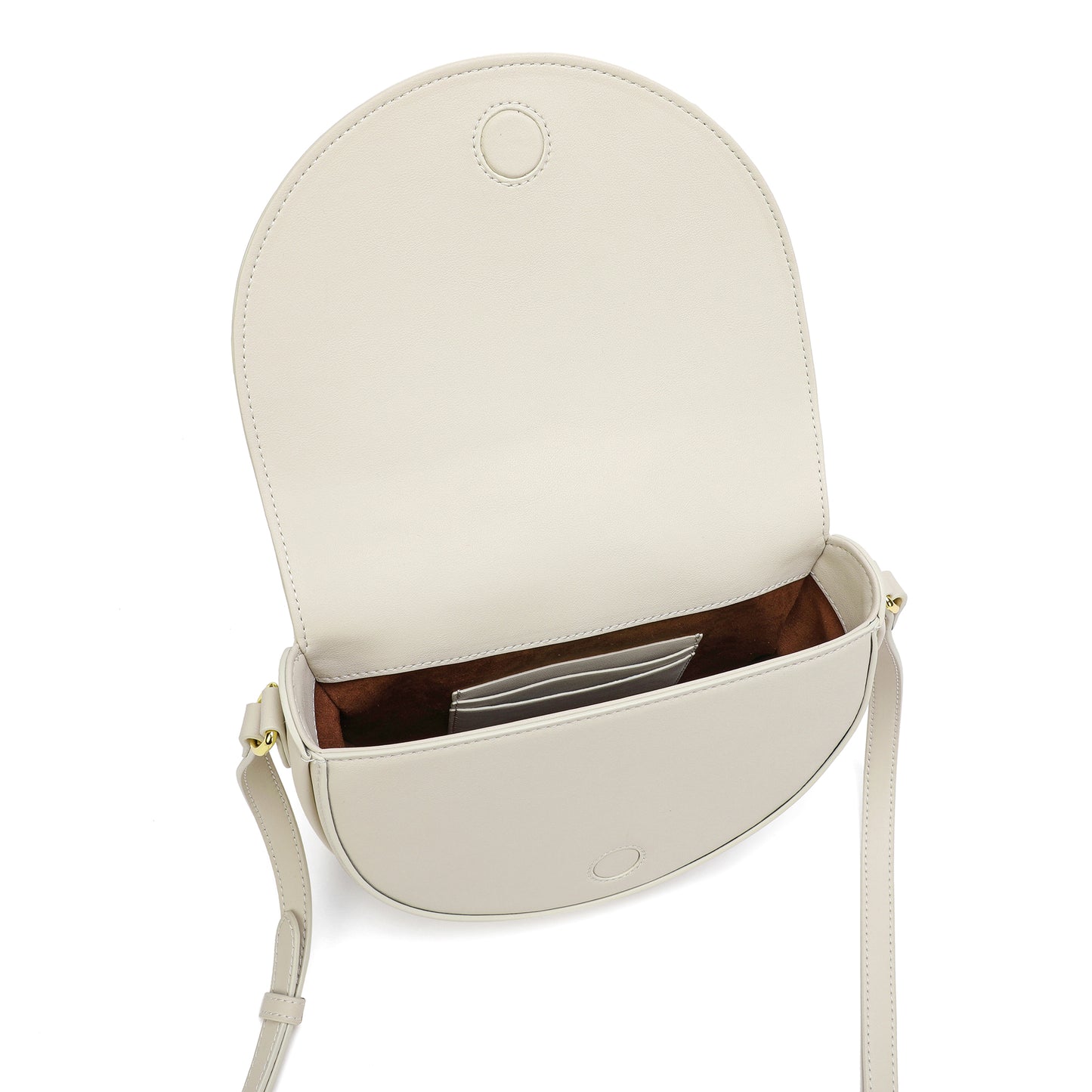 Tiffany & Fred Front Bow Smooth Leather Shoulder Bag