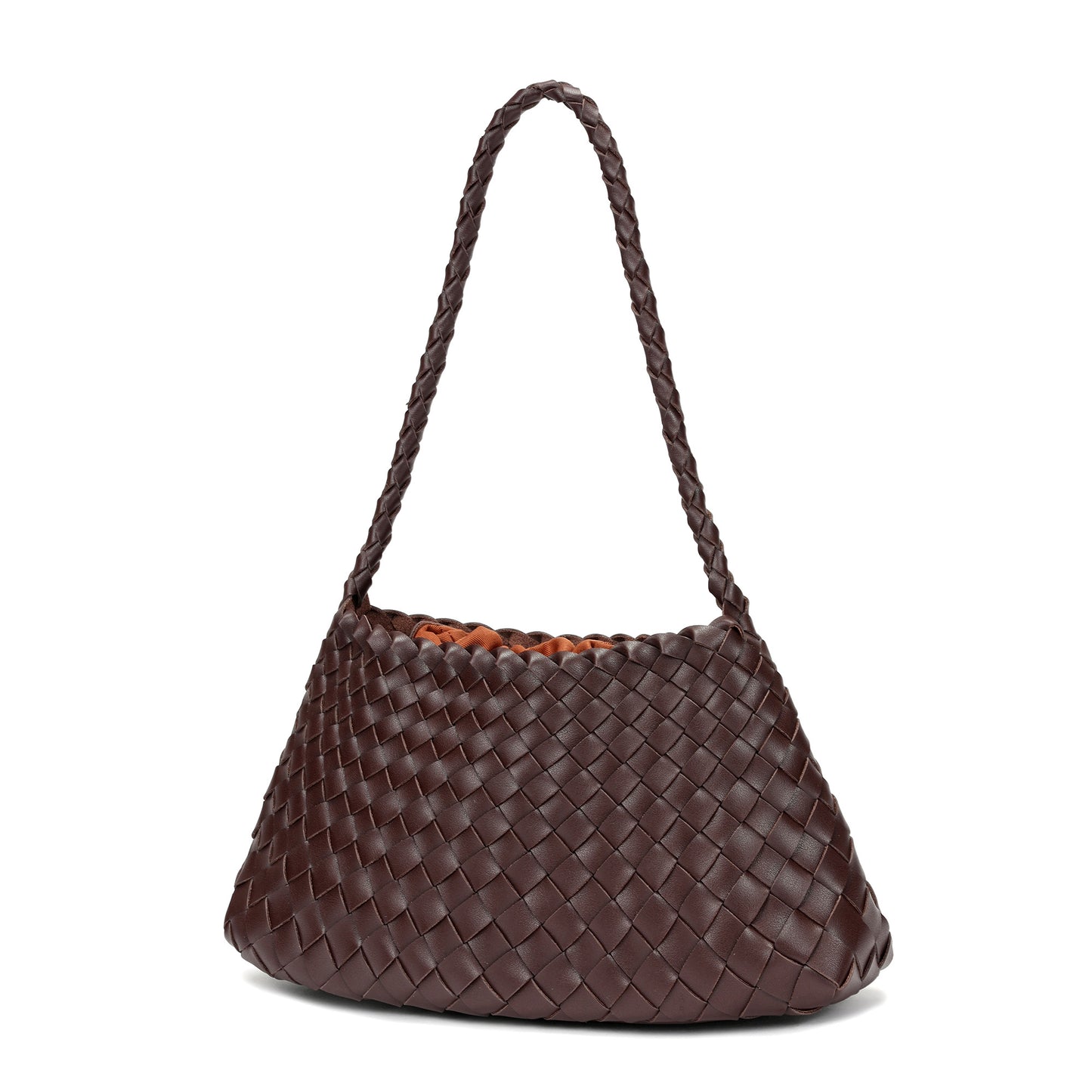 Hand-Woven Leather Shoulder Bag
