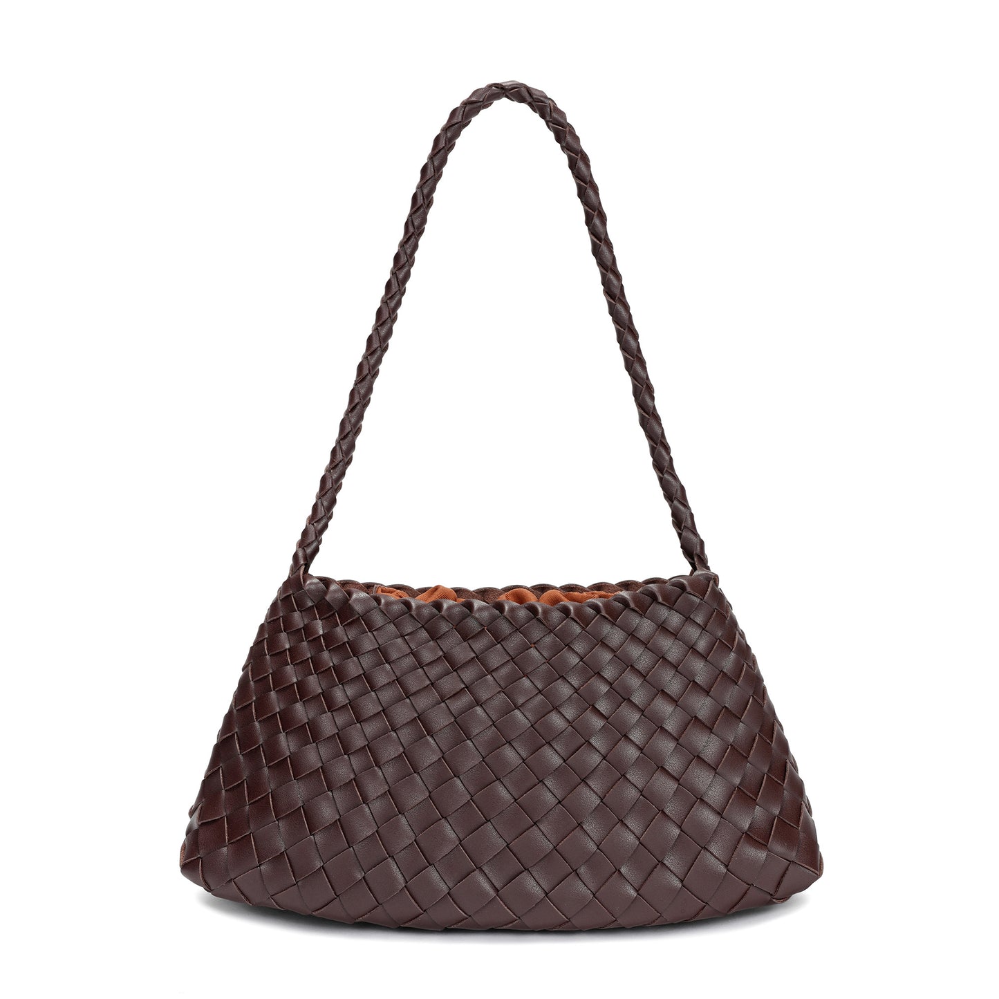 Hand-Woven Leather Shoulder Bag