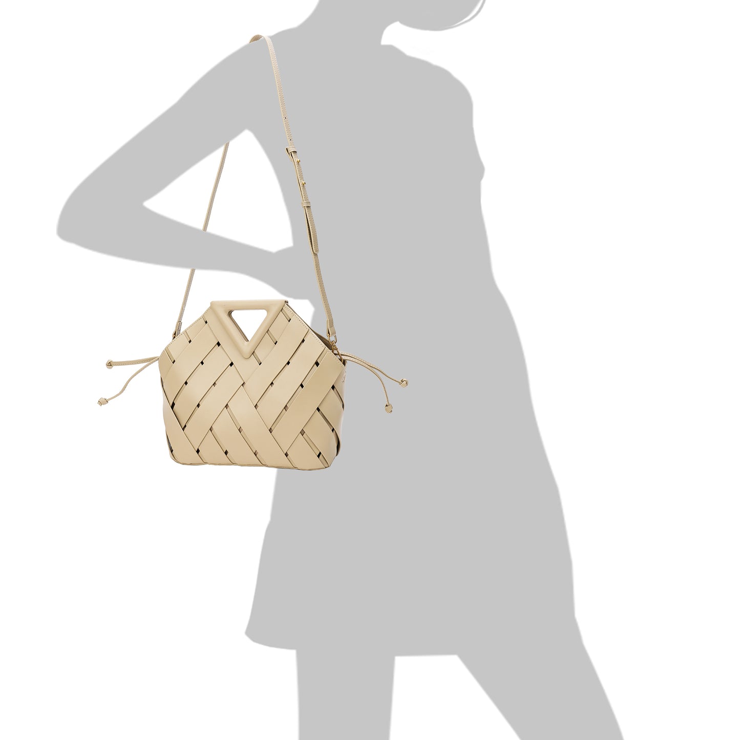 Tiffany & Fred Smooth & Perforated Leather Bag