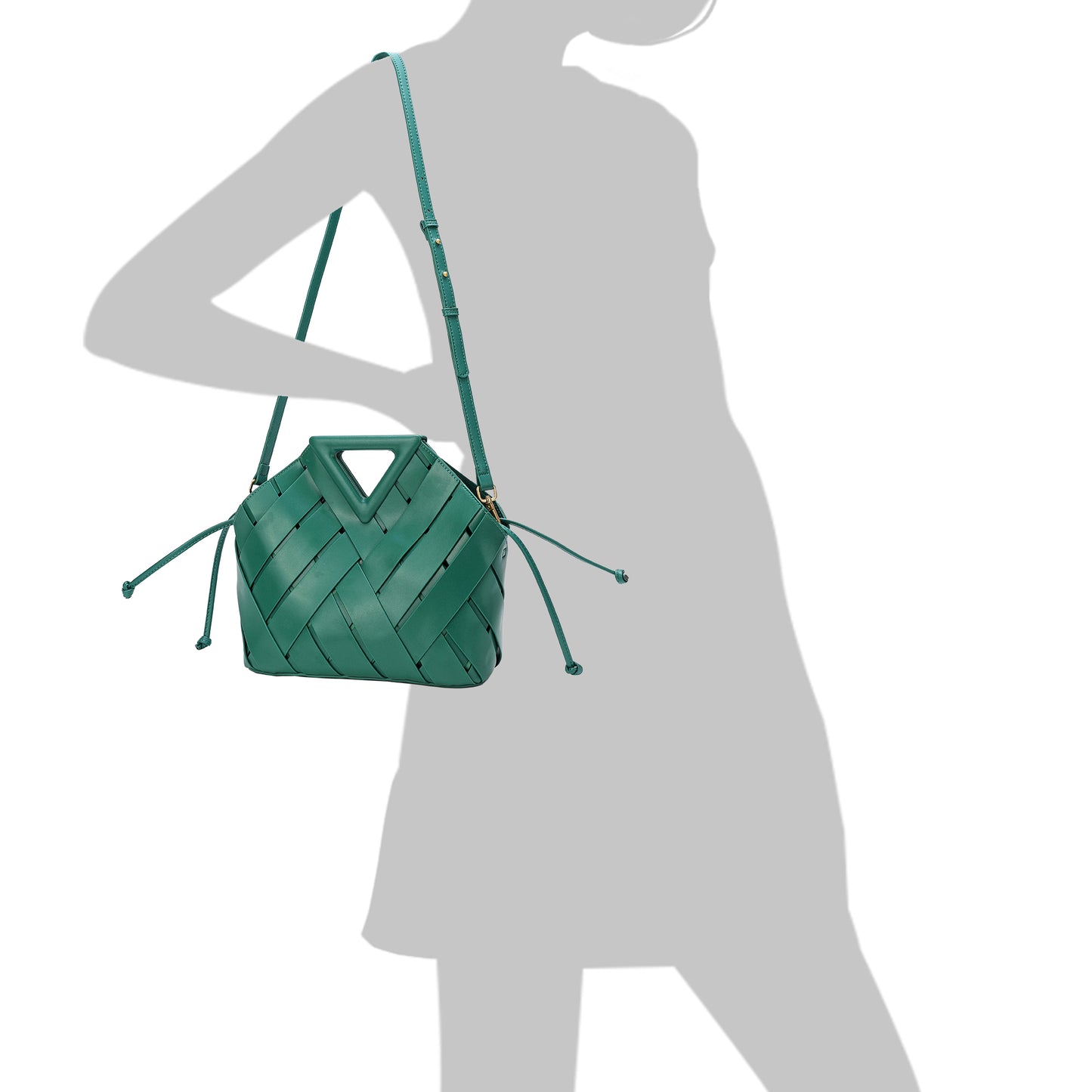 Tiffany & Fred Smooth & Perforated Leather Bag