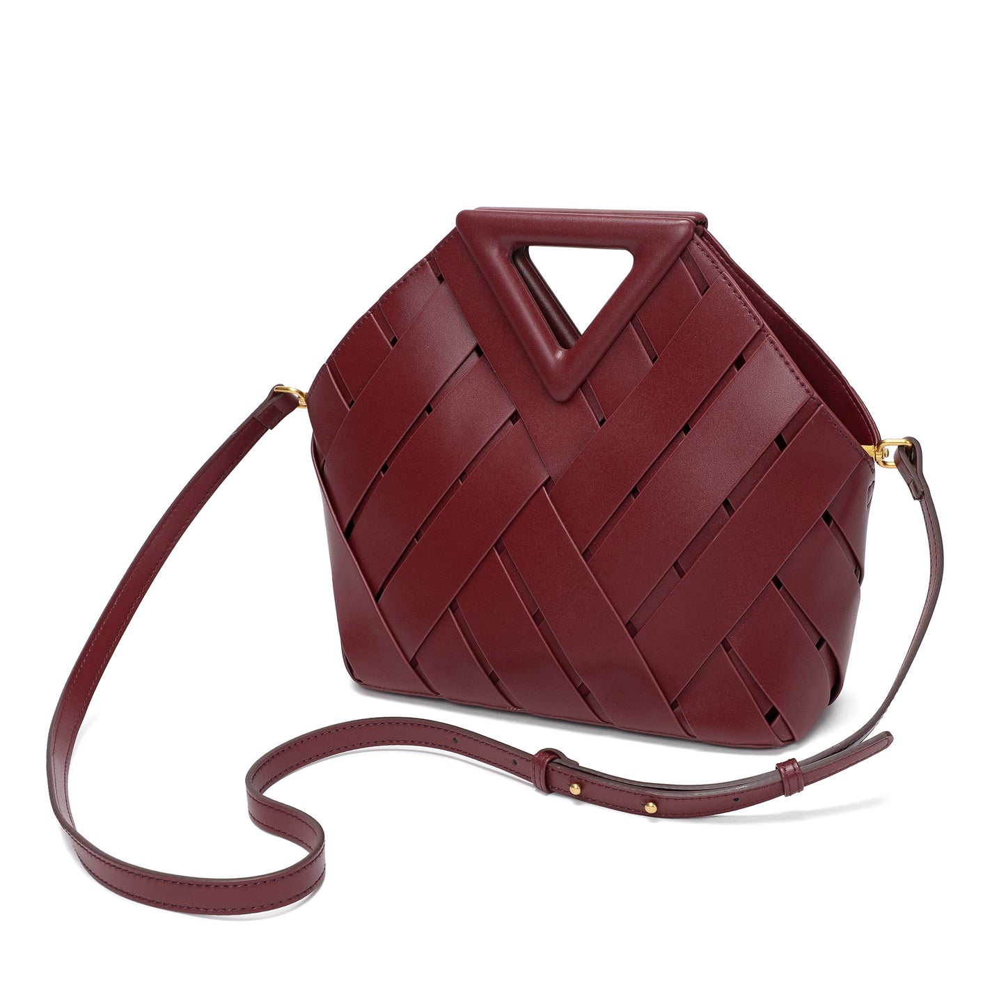 Tiffany & Fred Smooth & Perforated Leather Bag