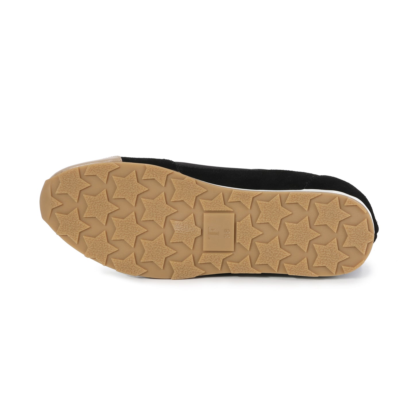 Black Leather Varsity Low-Top Sneakers