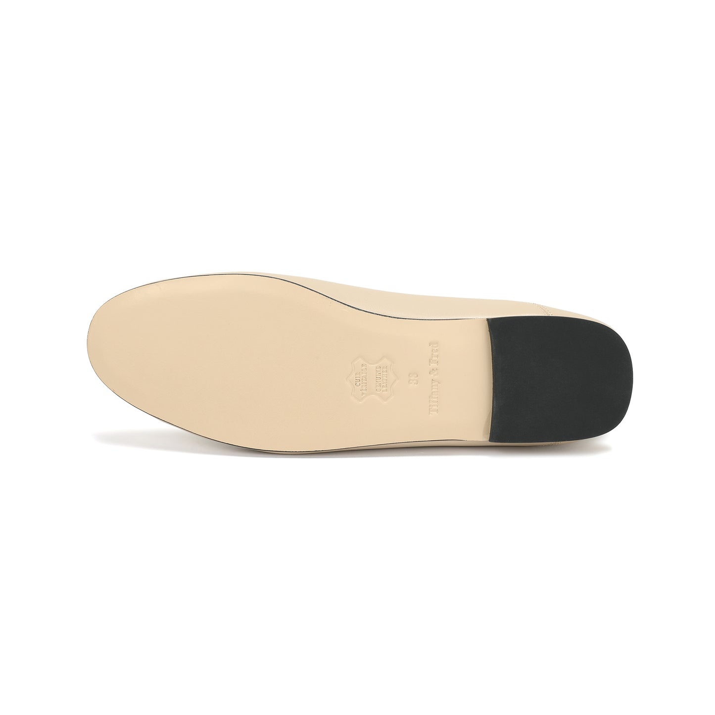 Beige Leather Heritage Loafer