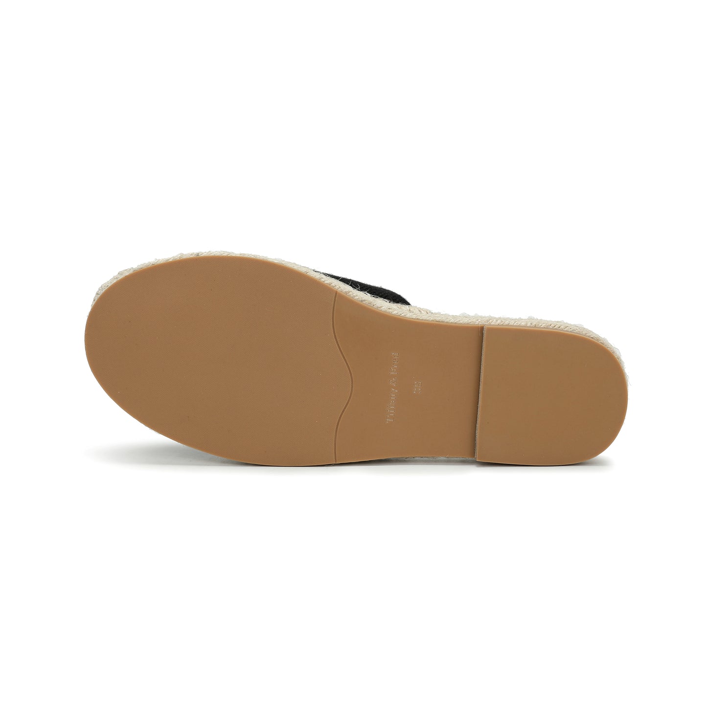 Black Signature Canvas Mule Espadrille