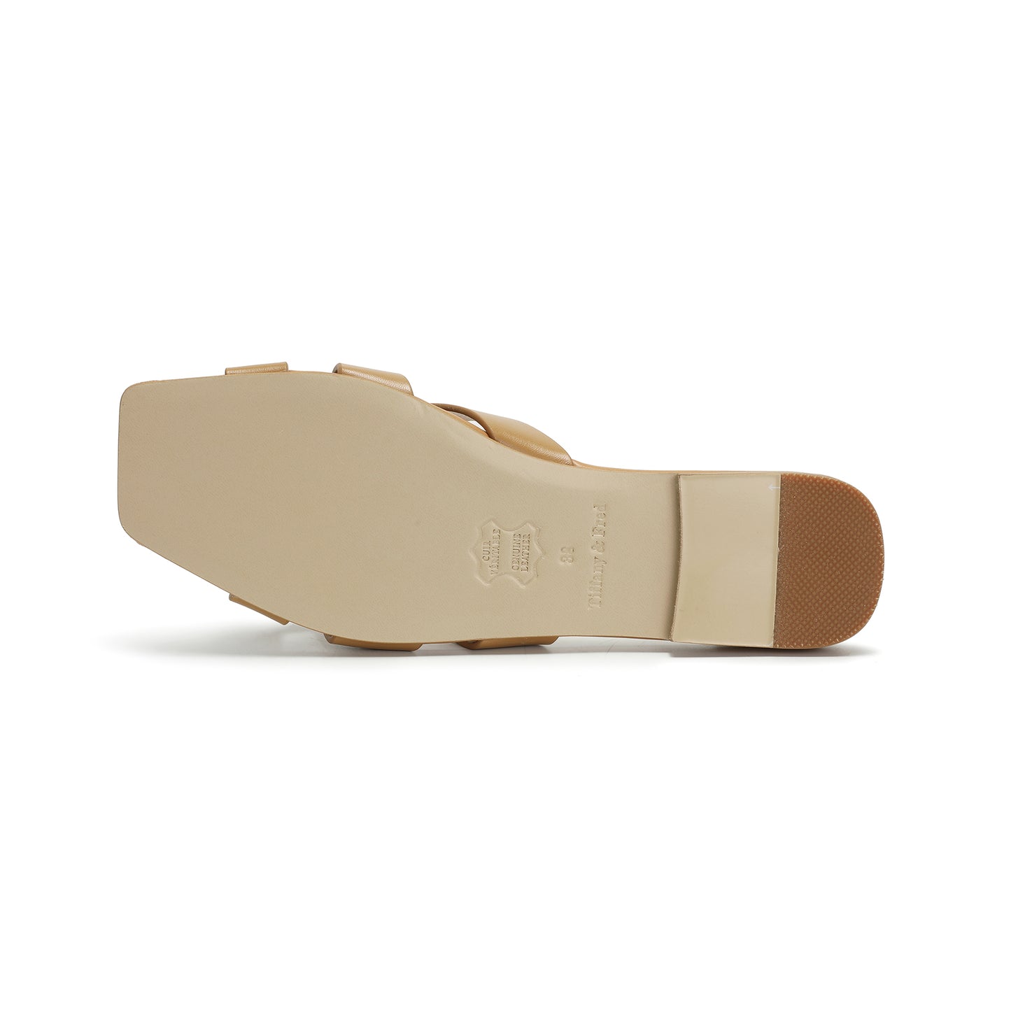 Tan Interwoven Leather Sandal