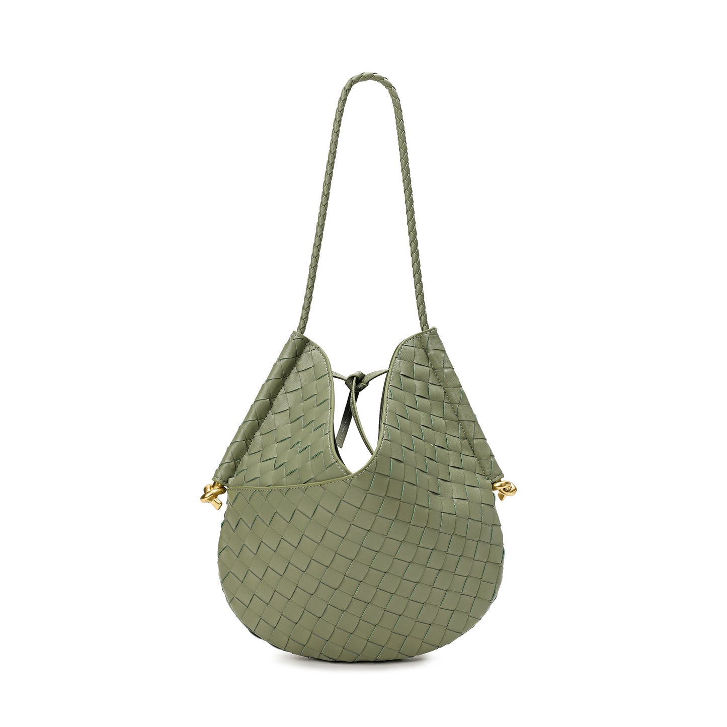 Tiffany & Fred Woven Leather Hobo/Shoulder Bag