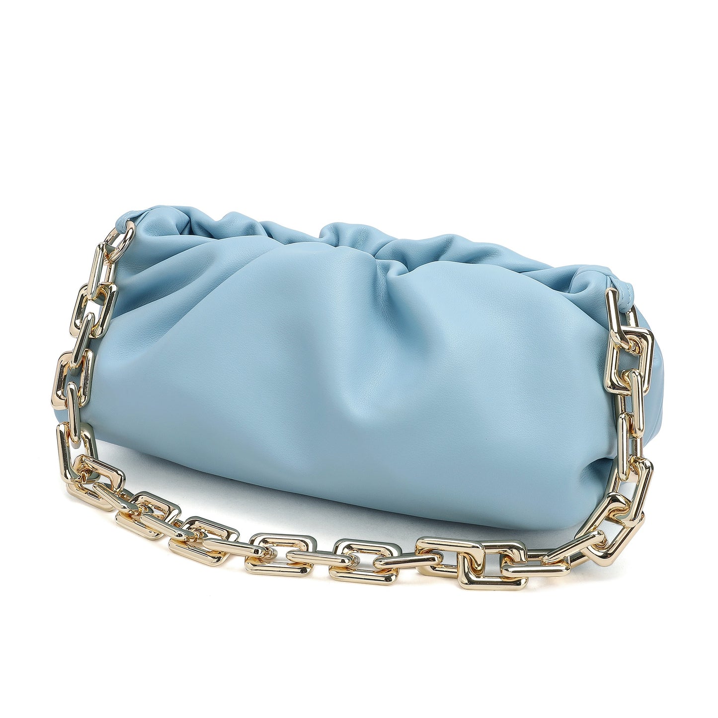 Tiffany & Fred Quilted Sheepskin Leather Large Pouch/Shoulder Bag