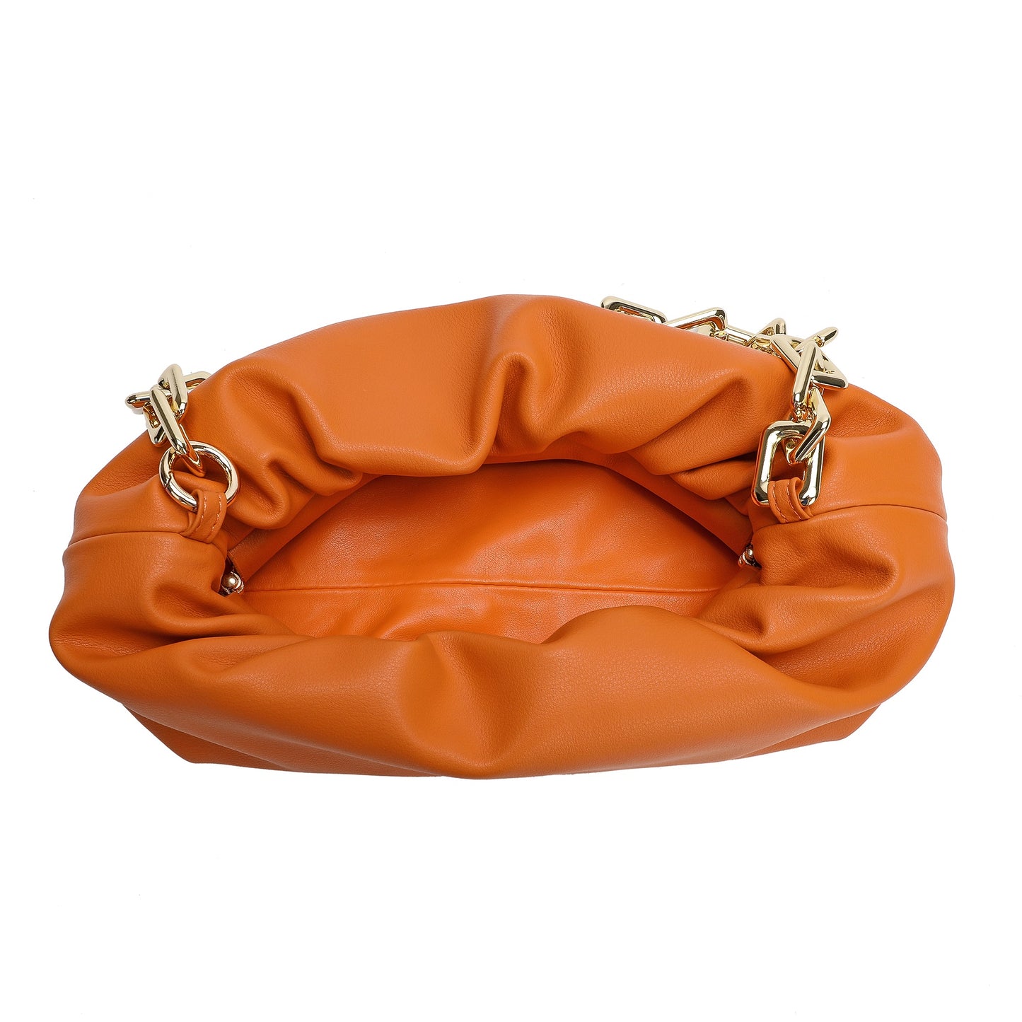 Tiffany & Fred Quilted Sheepskin Leather Large Pouch/Shoulder Bag