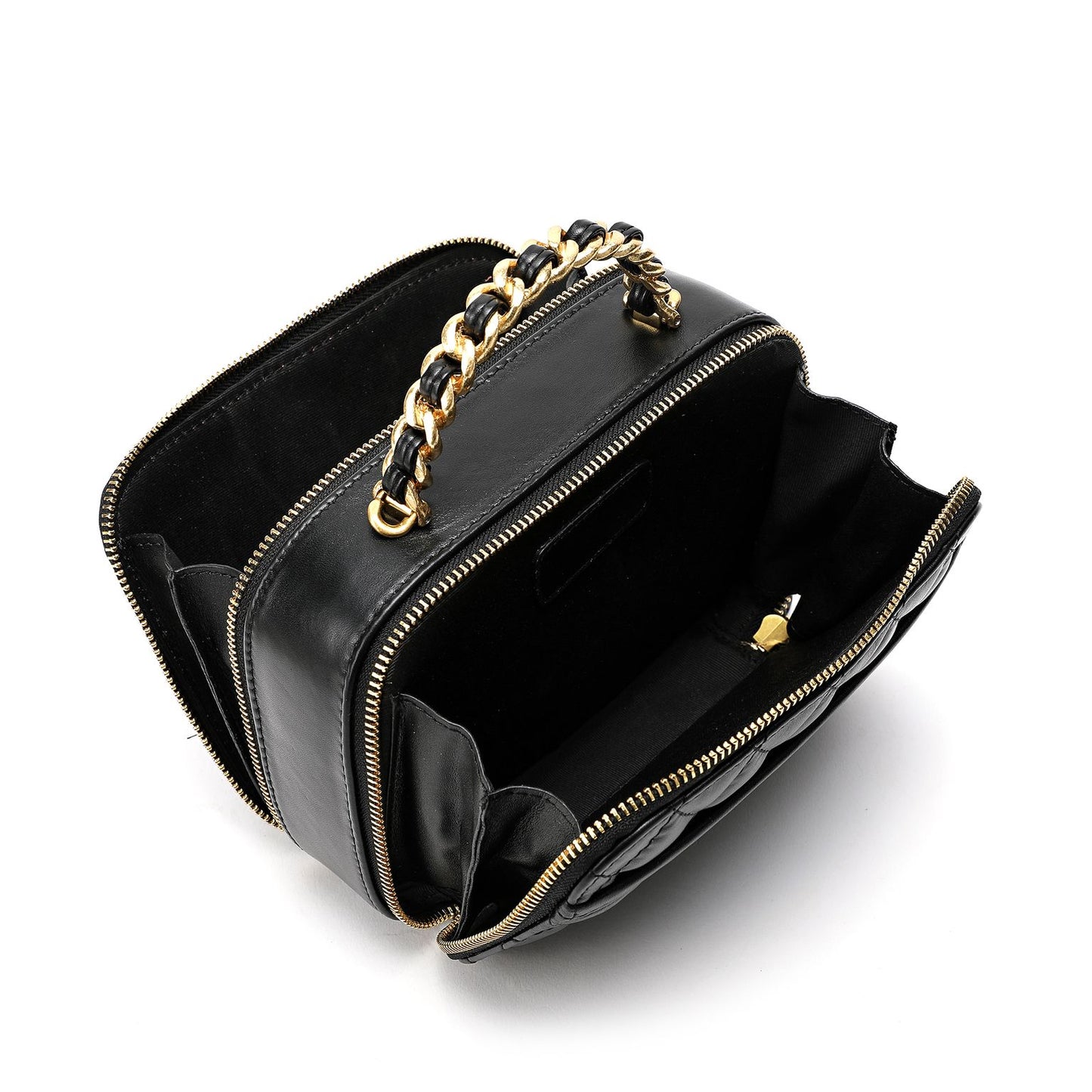 Tiffany & Fred Quilted Sheepskin Leather Shoulder Bag
