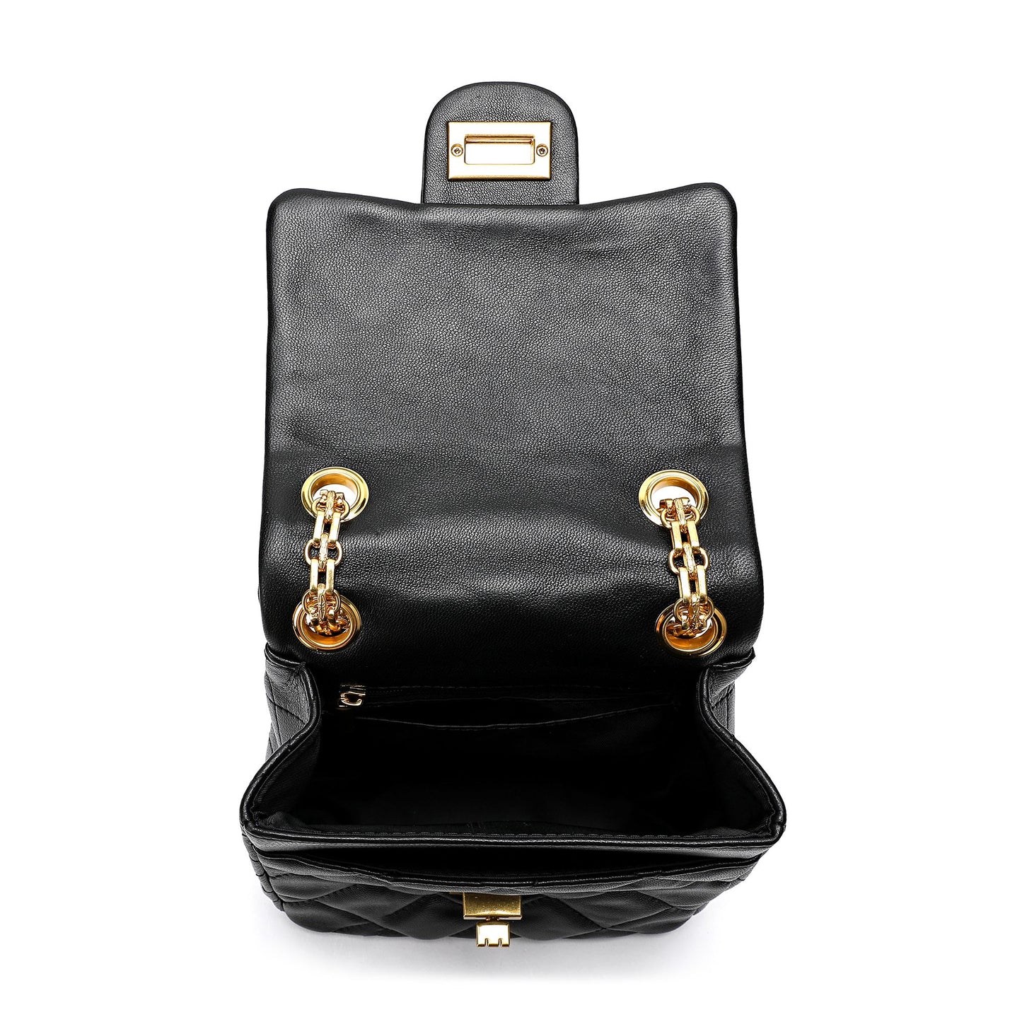 Tiffany & Fred Quilted Sheepskin Leather Crossbody