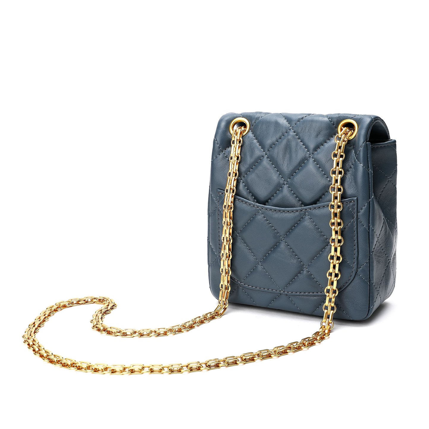 Tiffany & Fred Quilted Sheepskin Leather Crossbody