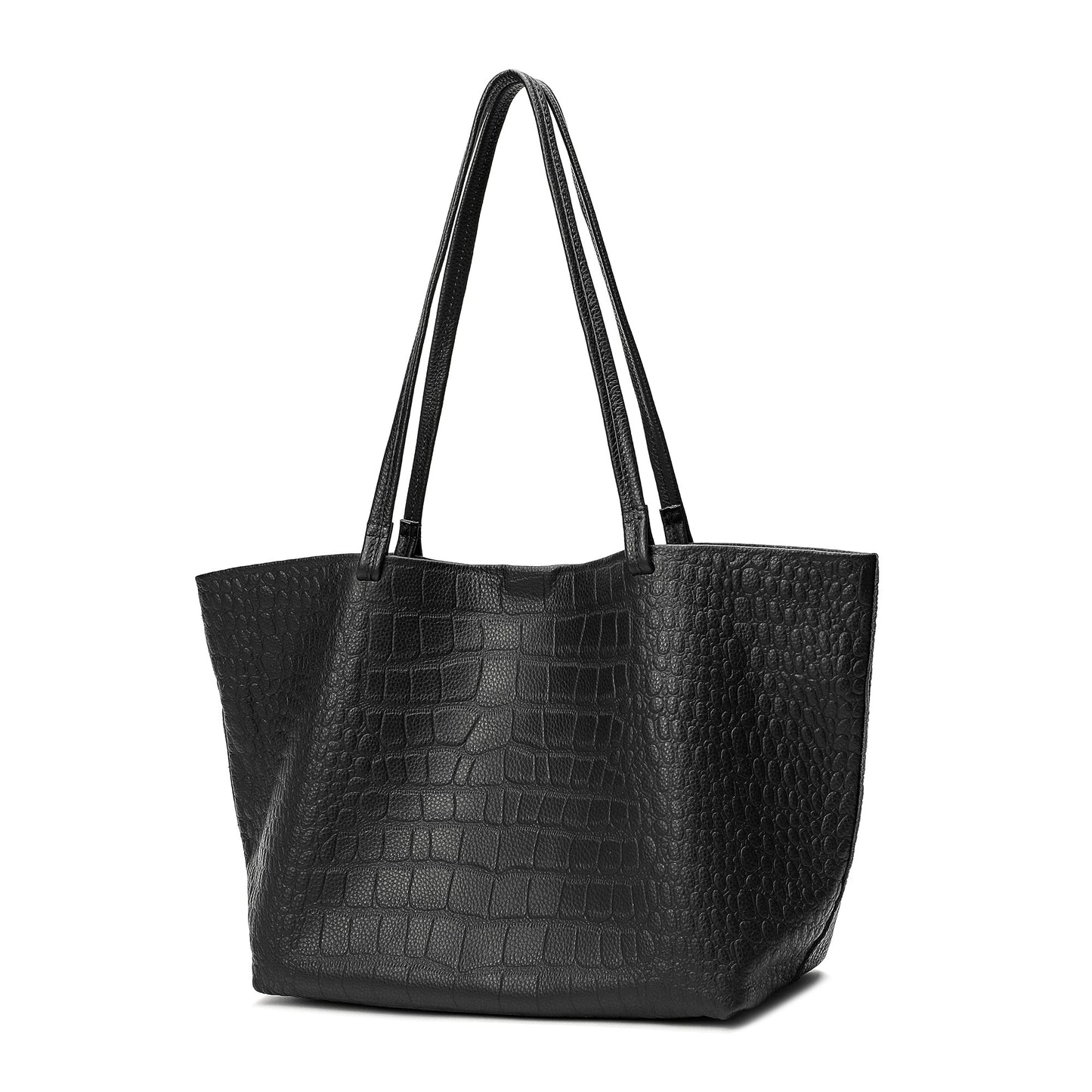 Tiffany & Fred Embossed Croco Full-Grain Leather