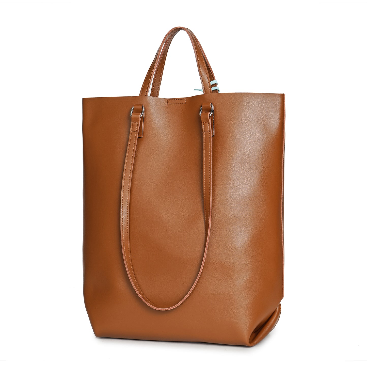 Tiffany & Fred Smooth Leather Top-handle Tote Bag