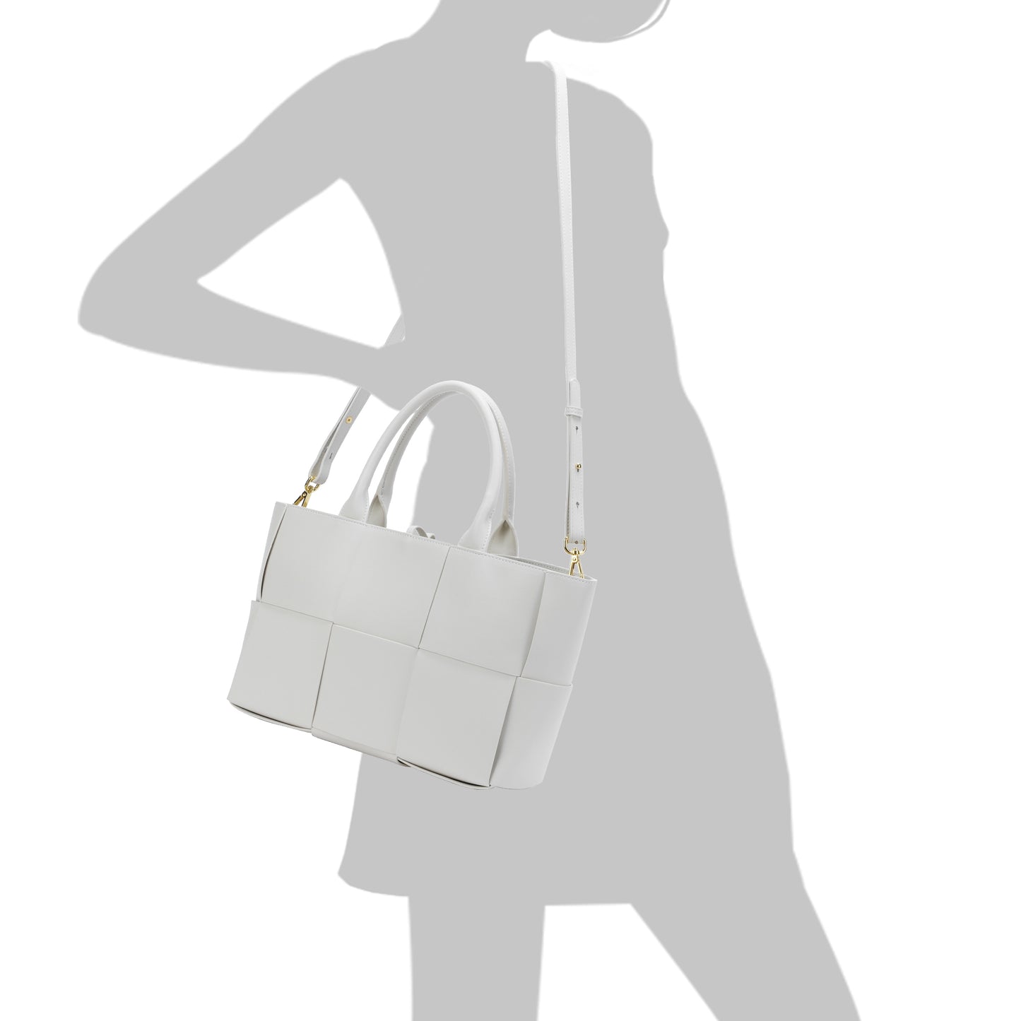 Tiffany & Fred Woven Smooth Leather Tote Bag