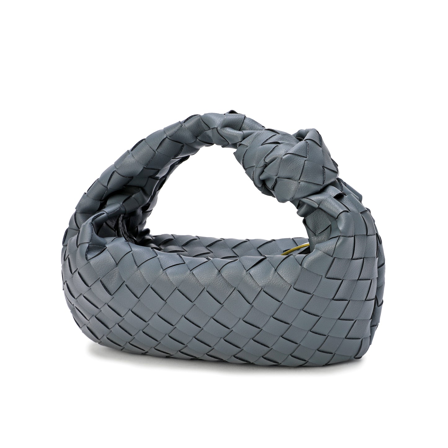 Woven Sheepskin Knot Bag Pouch