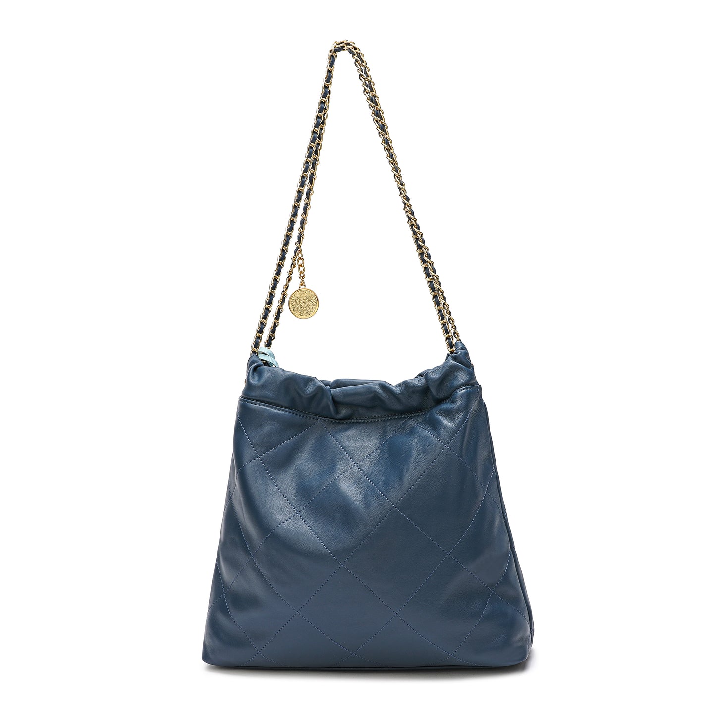 Tiffany & Fred Quilted Lambskin Leather Tote Bag