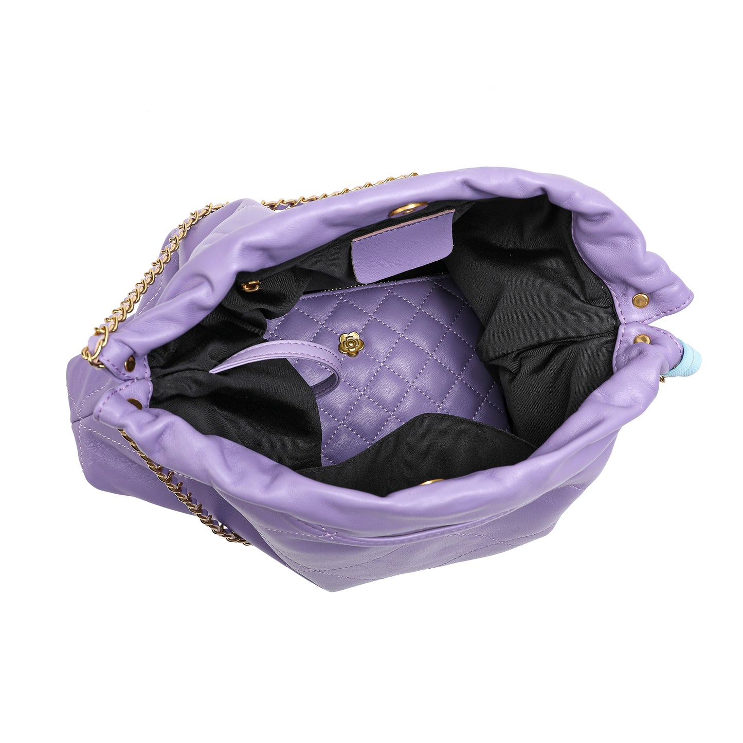 Tiffany & Fred Quilted Lambskin Leather Tote Bag