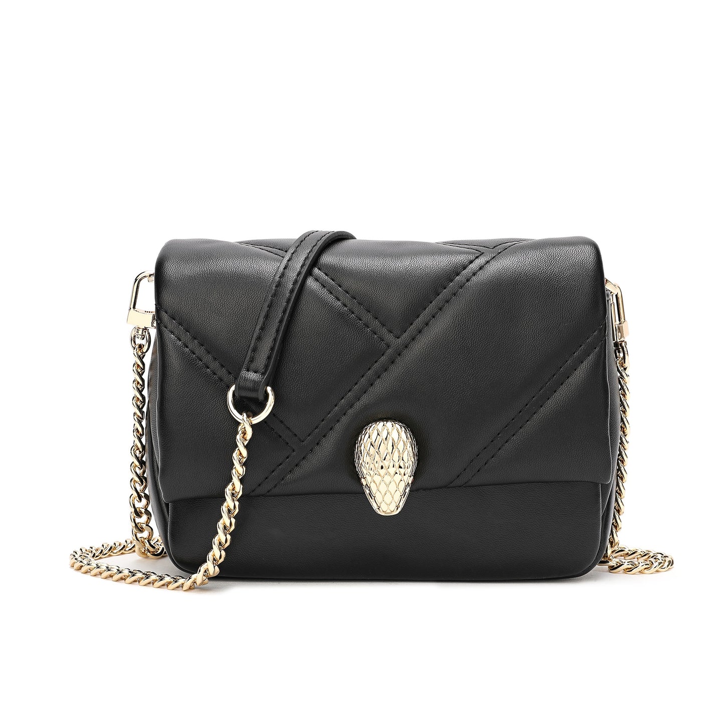 Tiffany & Fred Quilted Sheepskin Leather Crossbody