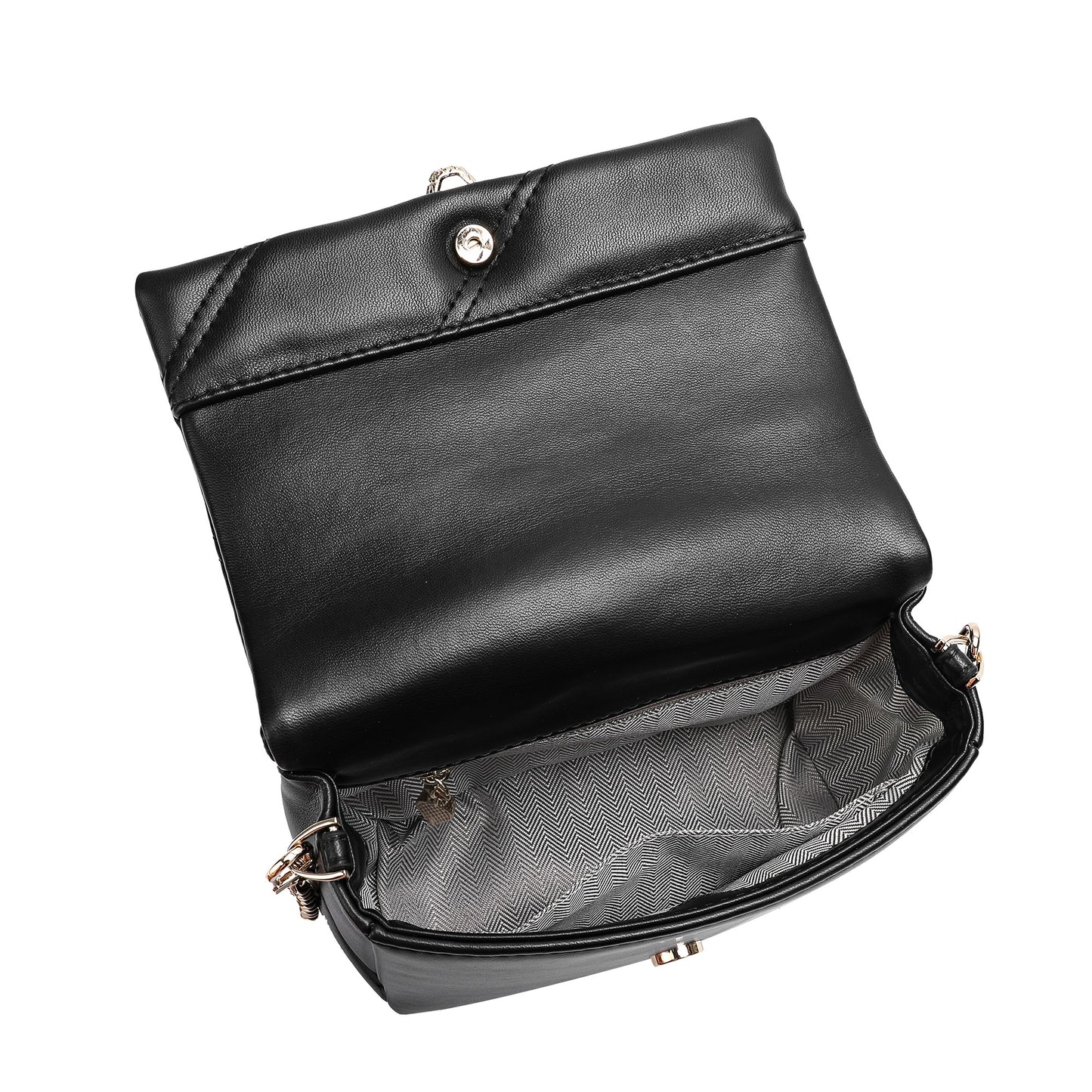 Tiffany & Fred Quilted Sheepskin Leather Crossbody
