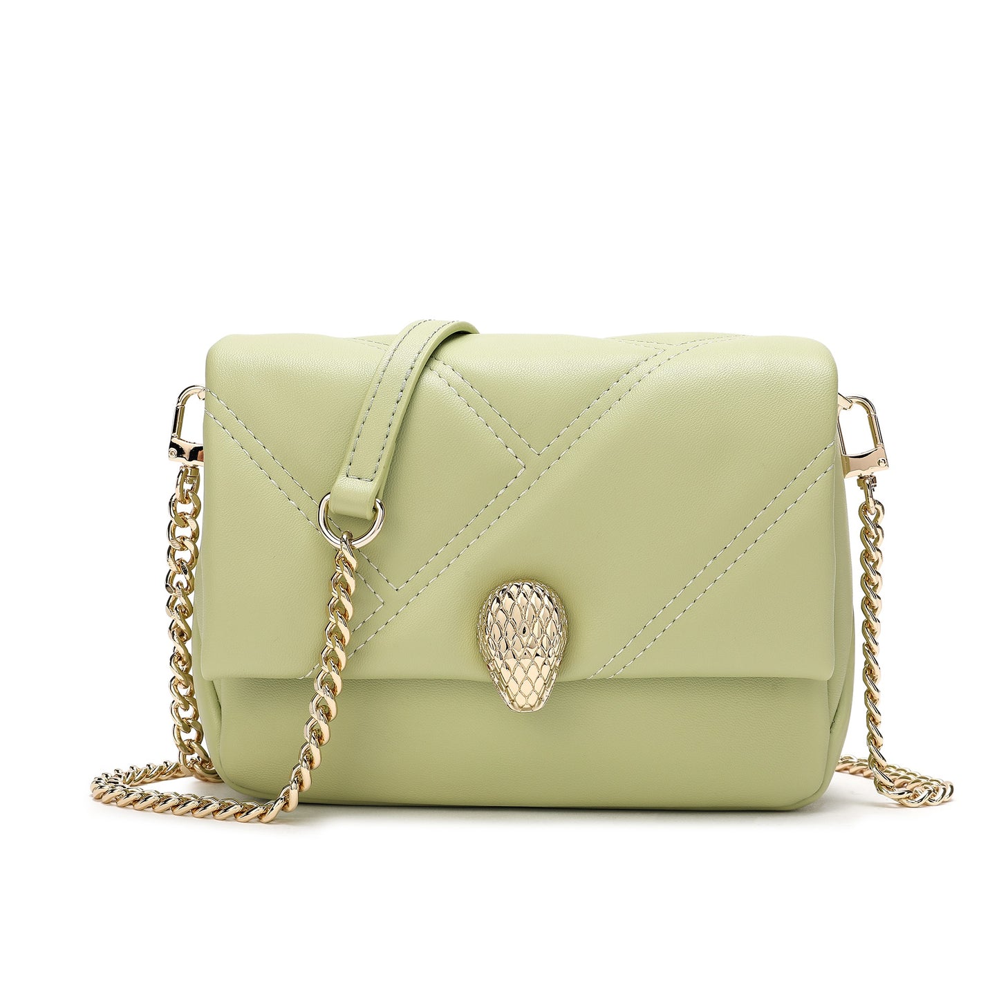 Tiffany & Fred Quilted Sheepskin Leather Crossbody
