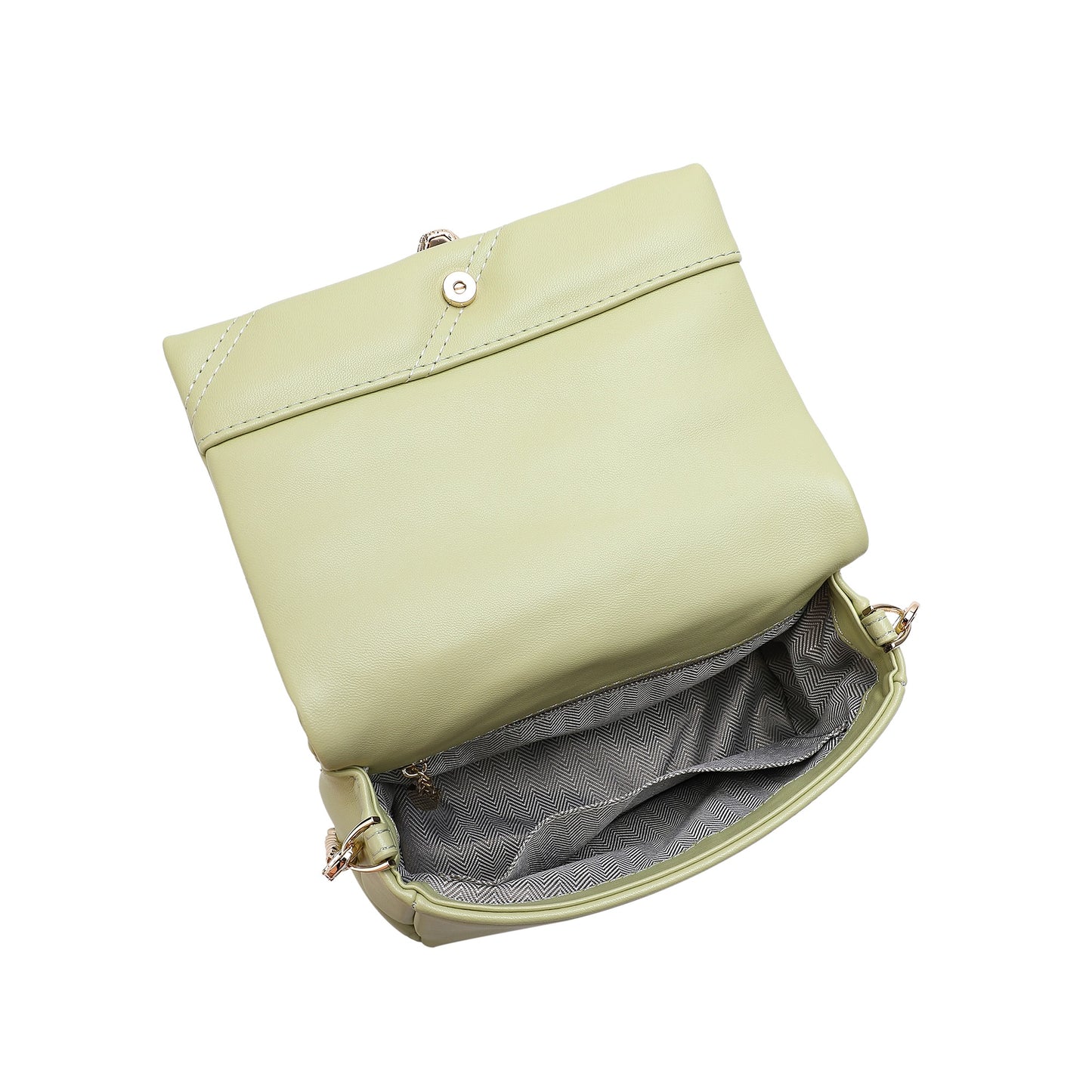 Tiffany & Fred Quilted Sheepskin Leather Crossbody