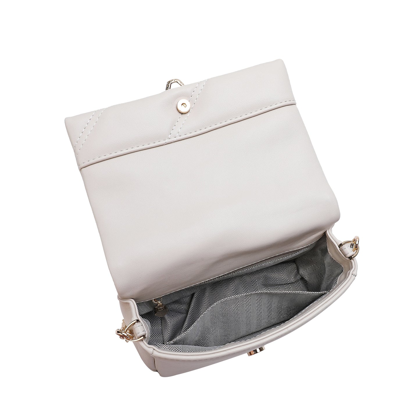 Tiffany & Fred Quilted Sheepskin Leather Crossbody