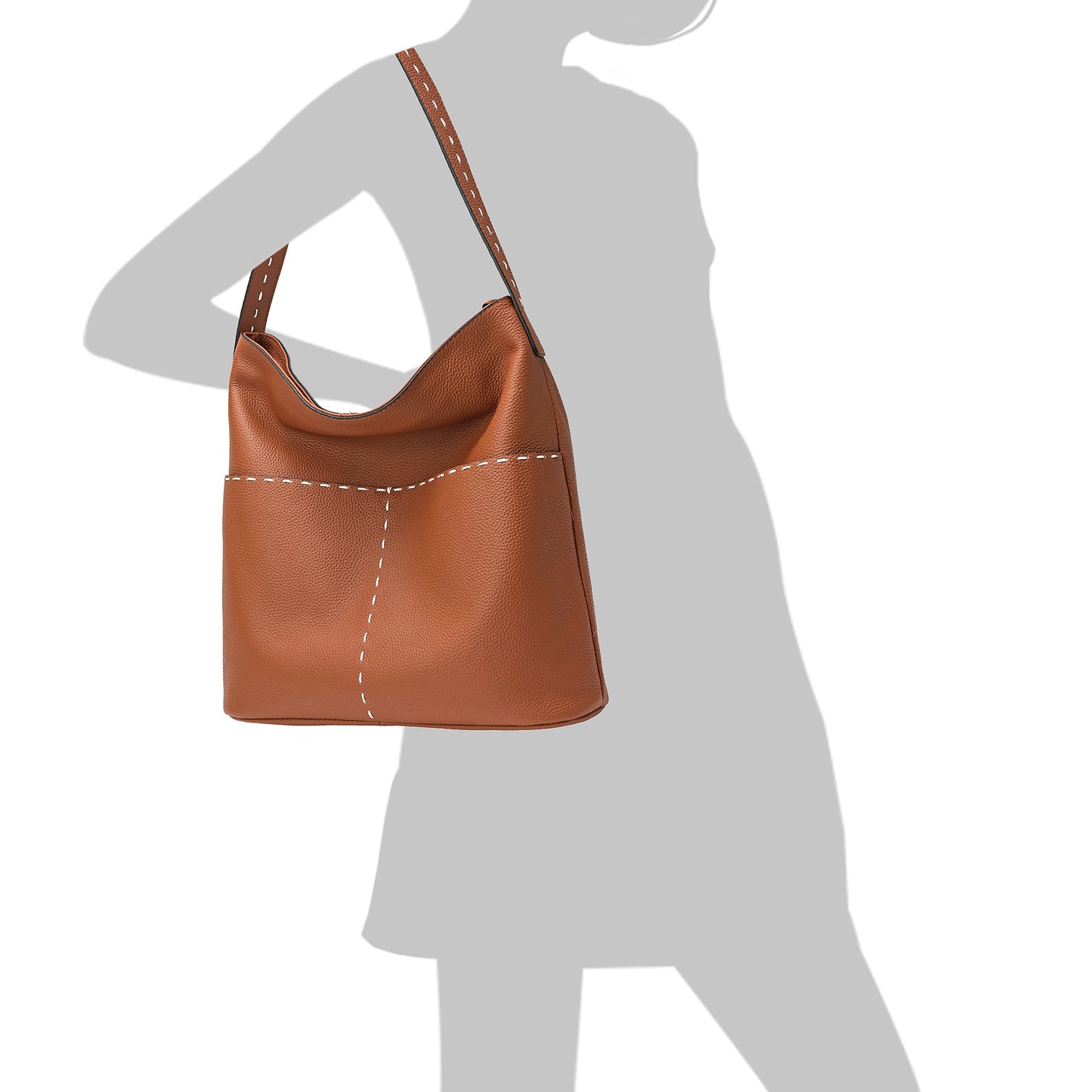 Tiffany & Fred Full-Grain Leather Tote