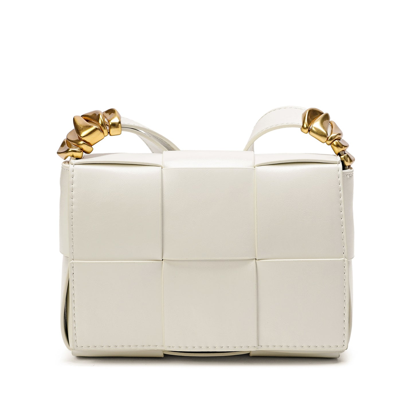 Woven Leather Crossbody Bag