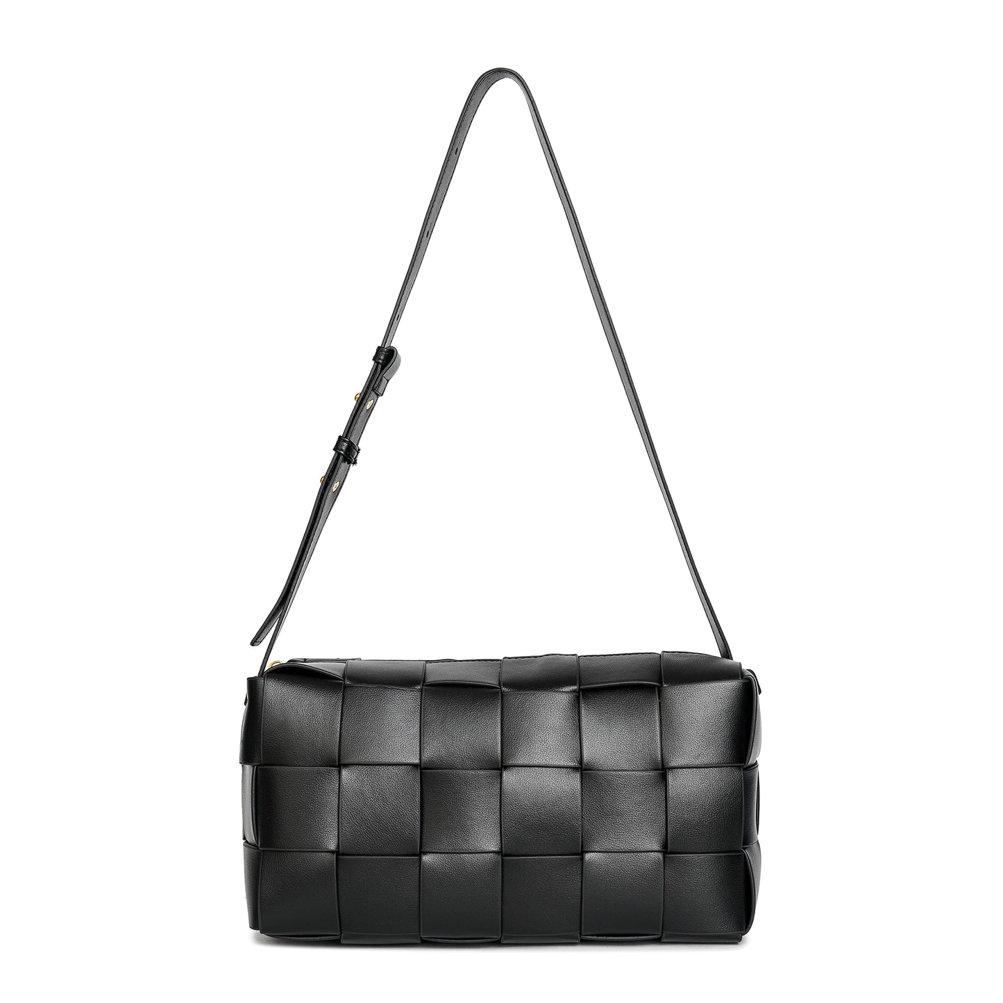 Tiffany & Fred Smooth Woven Leather Hobo/Shoulder