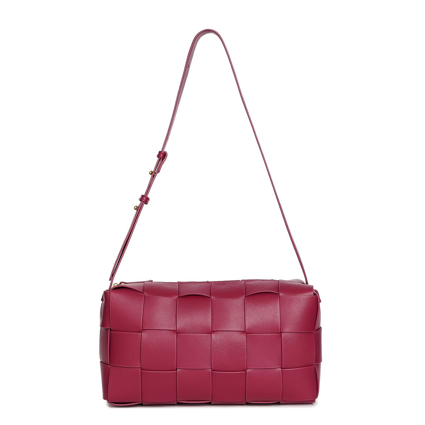 Tiffany & Fred Smooth Woven Leather Hobo/Shoulder