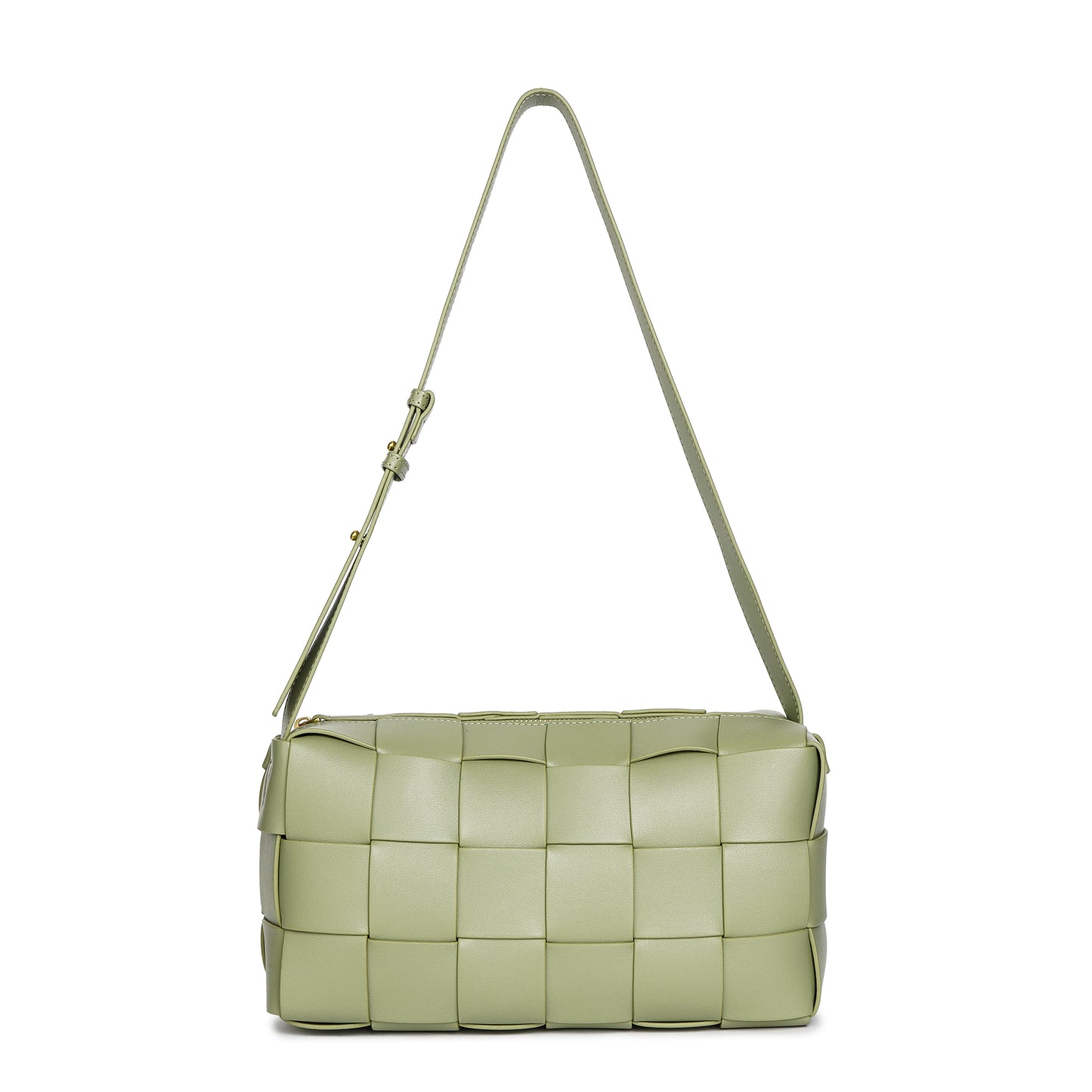 Tiffany & Fred Smooth Woven Leather Hobo/Shoulder