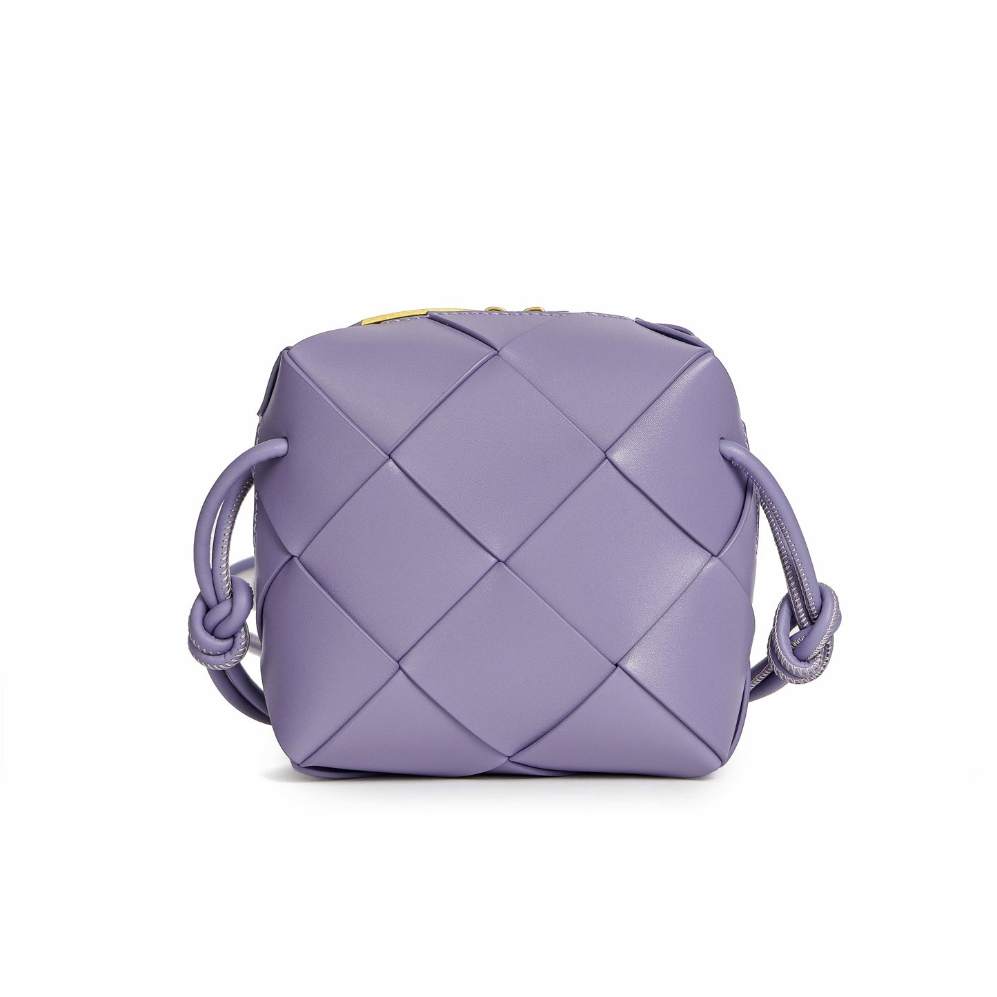 Tiffany & Fred Smooth Woven Leather Crossbody Bag