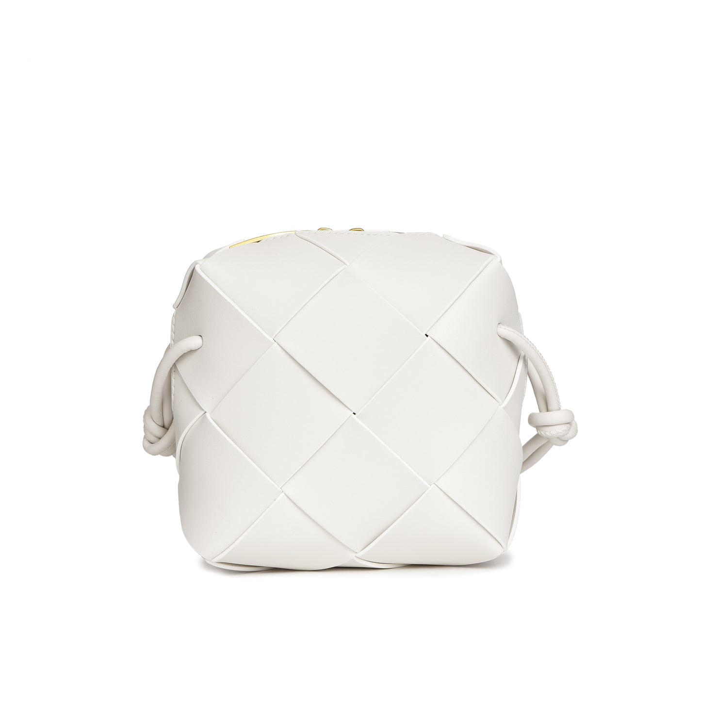 Tiffany & Fred Smooth Woven Leather Crossbody Bag