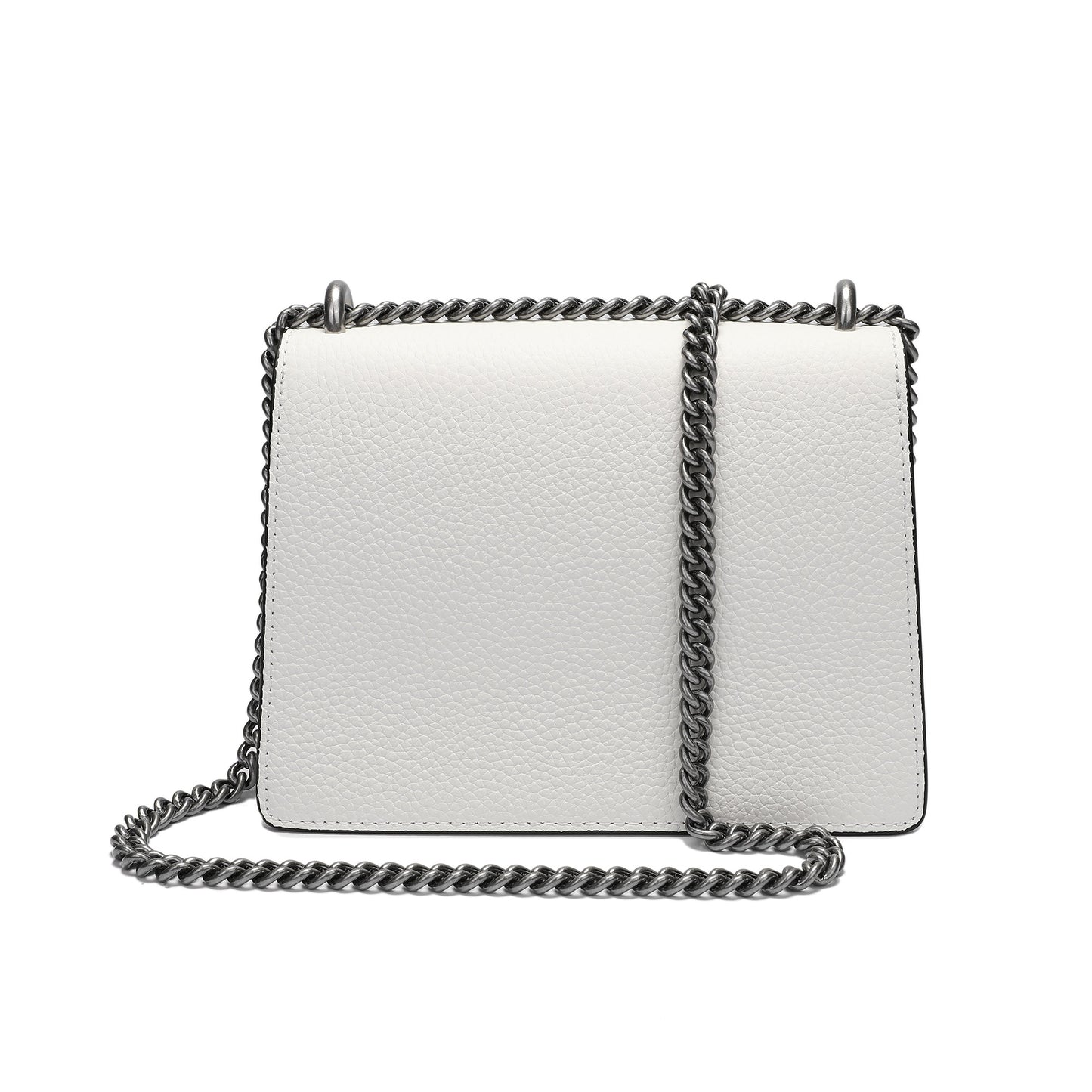 Tiffany & Fred Crystal Dragon Leather Crossbody Bag