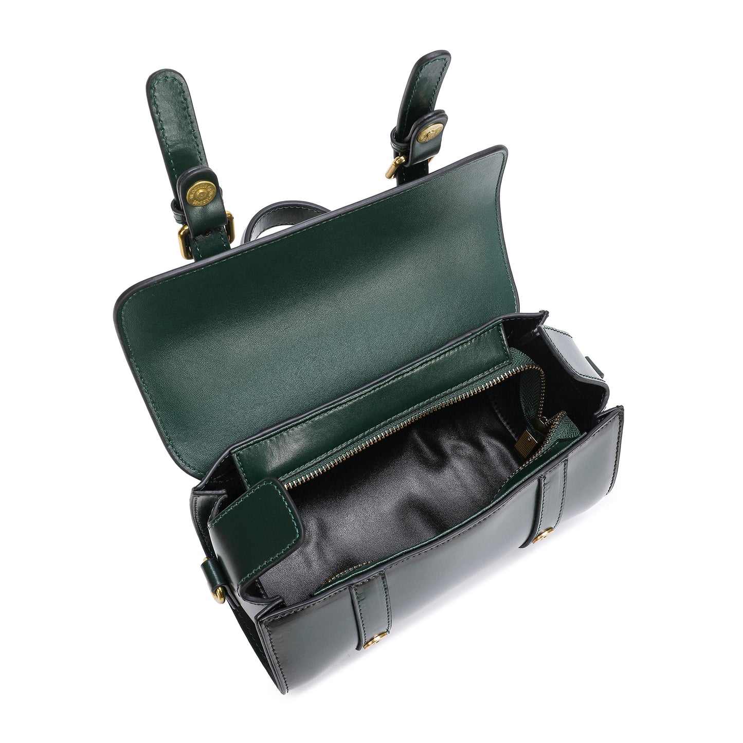 Tiffany & Fred Smooth Leather Barrel Shape Crossbow Bag