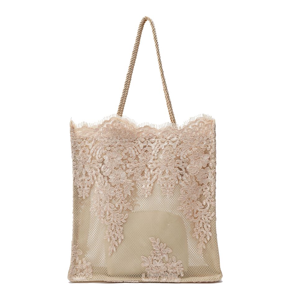 Lace Tote Bag