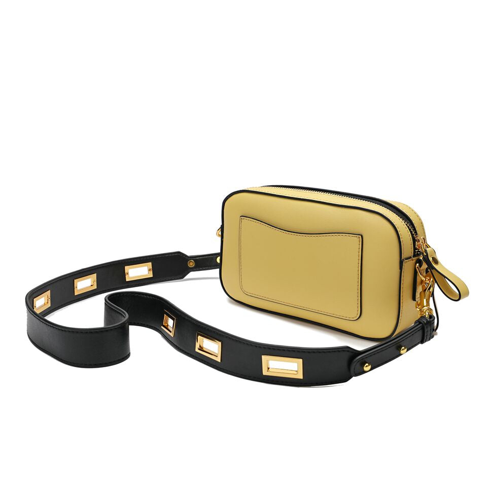 Full-grain Smooth Leather Messenger/ Shoulder Bag