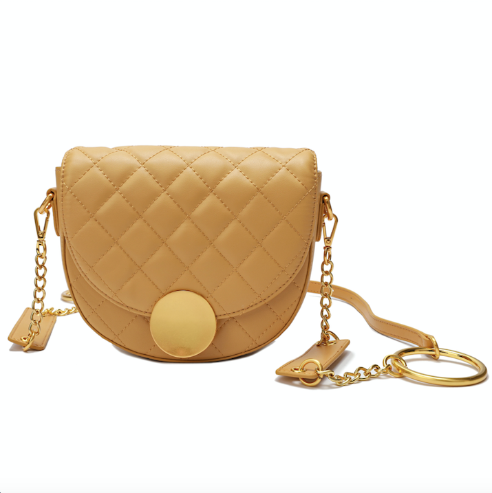 Quilted Lambskin Shoulder/ Messenger/ Crossbody Bag