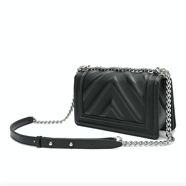 Full-grain Quilted Lambskin Flap Shoulder Bag